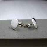 Artemis Small Disc Silver Stud Earrings,Ê Shop affordable, high-quality jewellery in Kinsale, West Cork, Ireland designed by Croí Kinsale Jewellery