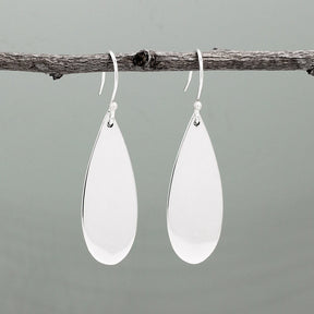Nathalia Drop Large Silver Dangle Earrings,Ê Shop affordable, high-quality jewellery in Kinsale, West Cork, Ireland designed by