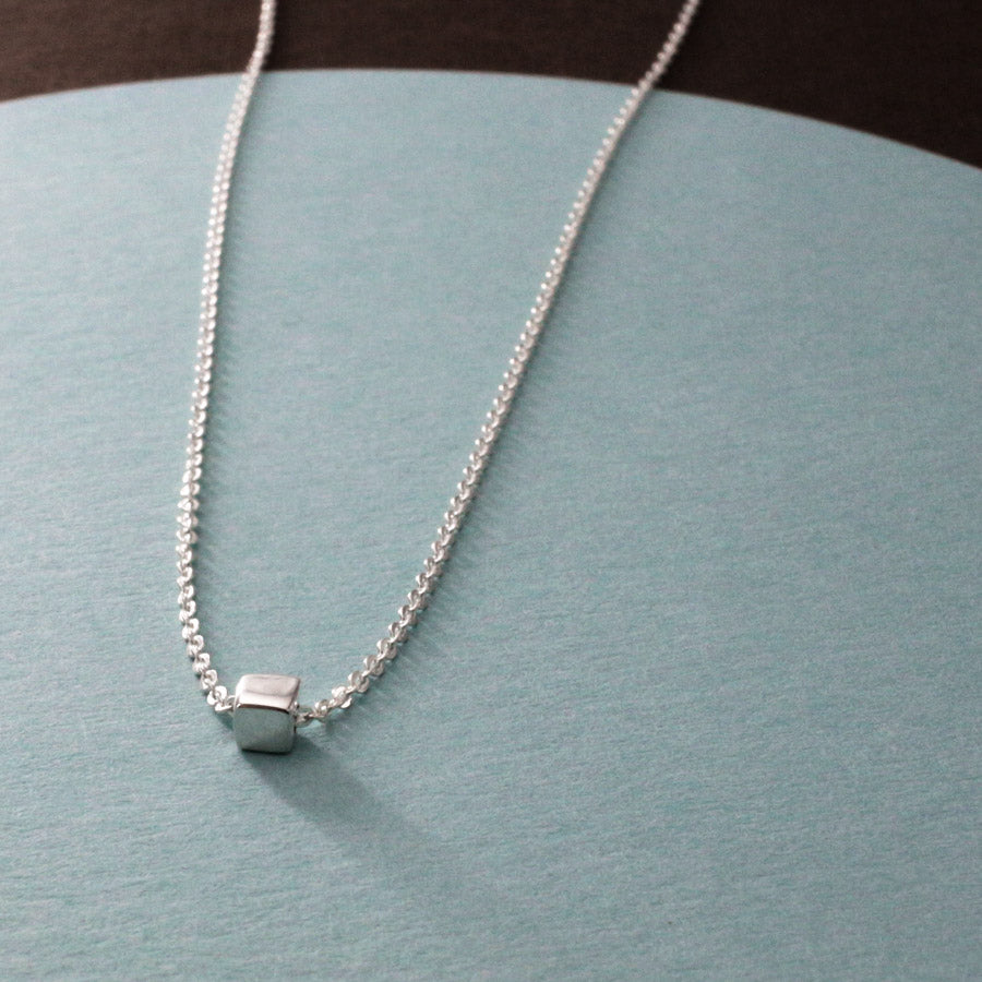 Piccoli Tiny Cube Silver Ireland Pendant