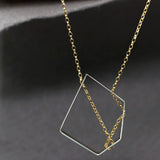 SAHA – Quartz Outline Silhouette Silver Pendant,Ê Shop affordable, high-quality jewellery in Kinsale, West Cork, Ireland designed by