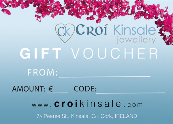 Croi Kinsale Jewellery Gift Voucher
